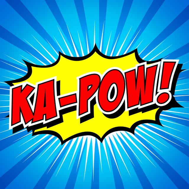 cartoon KAPOW!: copyright www.istockphoto.com 36398480