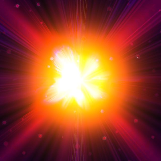 Star exploding