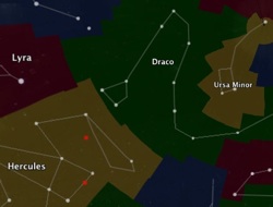 constellations as viewed in Sky
