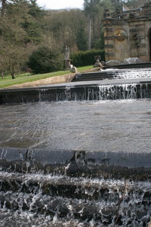 The Cascade at Chatsworth: the steps
