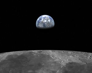 View from the moon