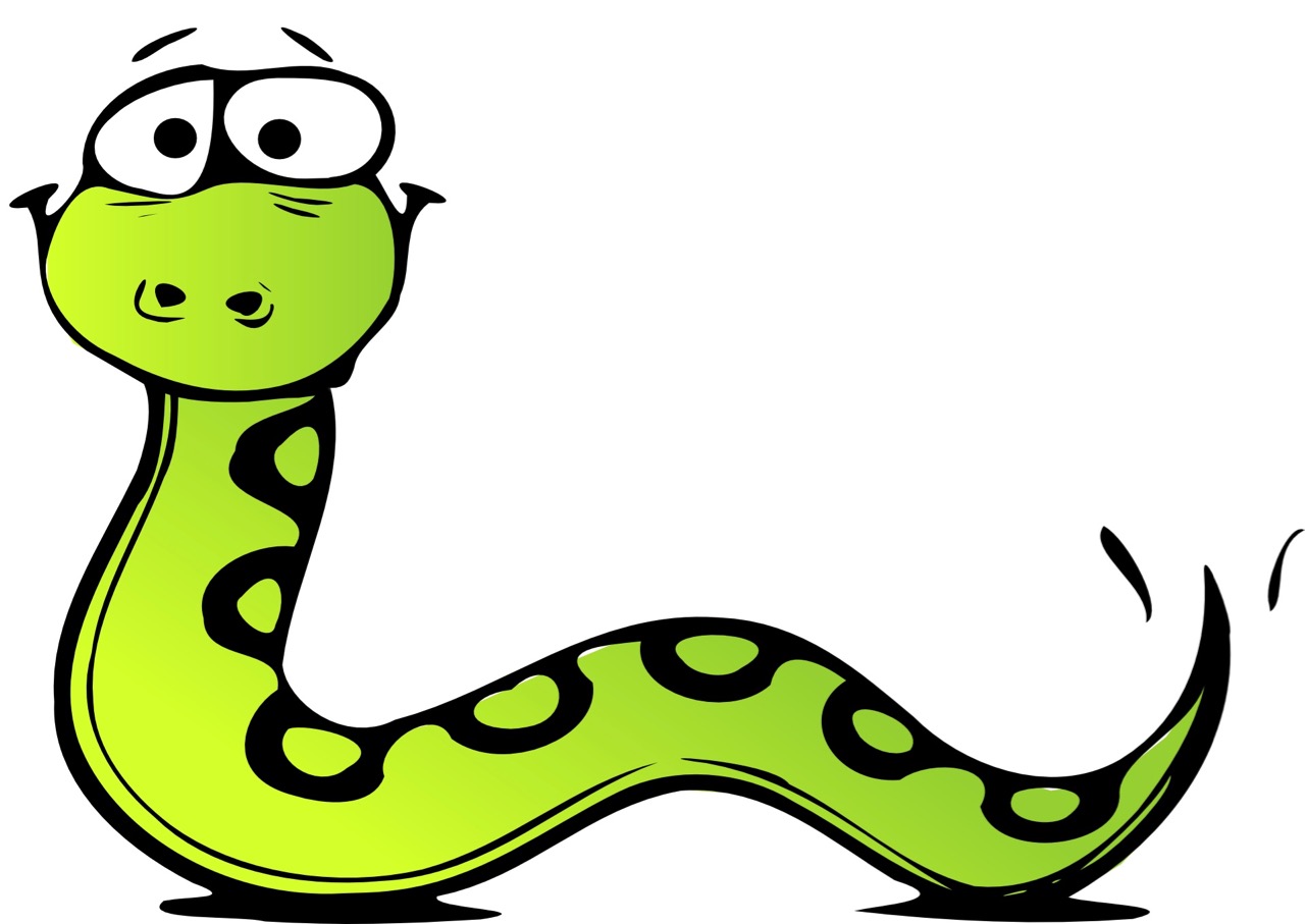 Snake cartoon : Image by ClkerFree-VectorImages from Pixabay REF 306109