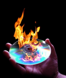 CD in flames