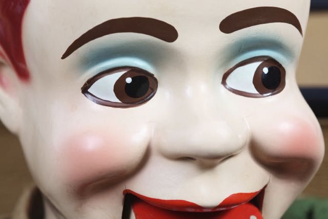 A ventriloquist's dummy