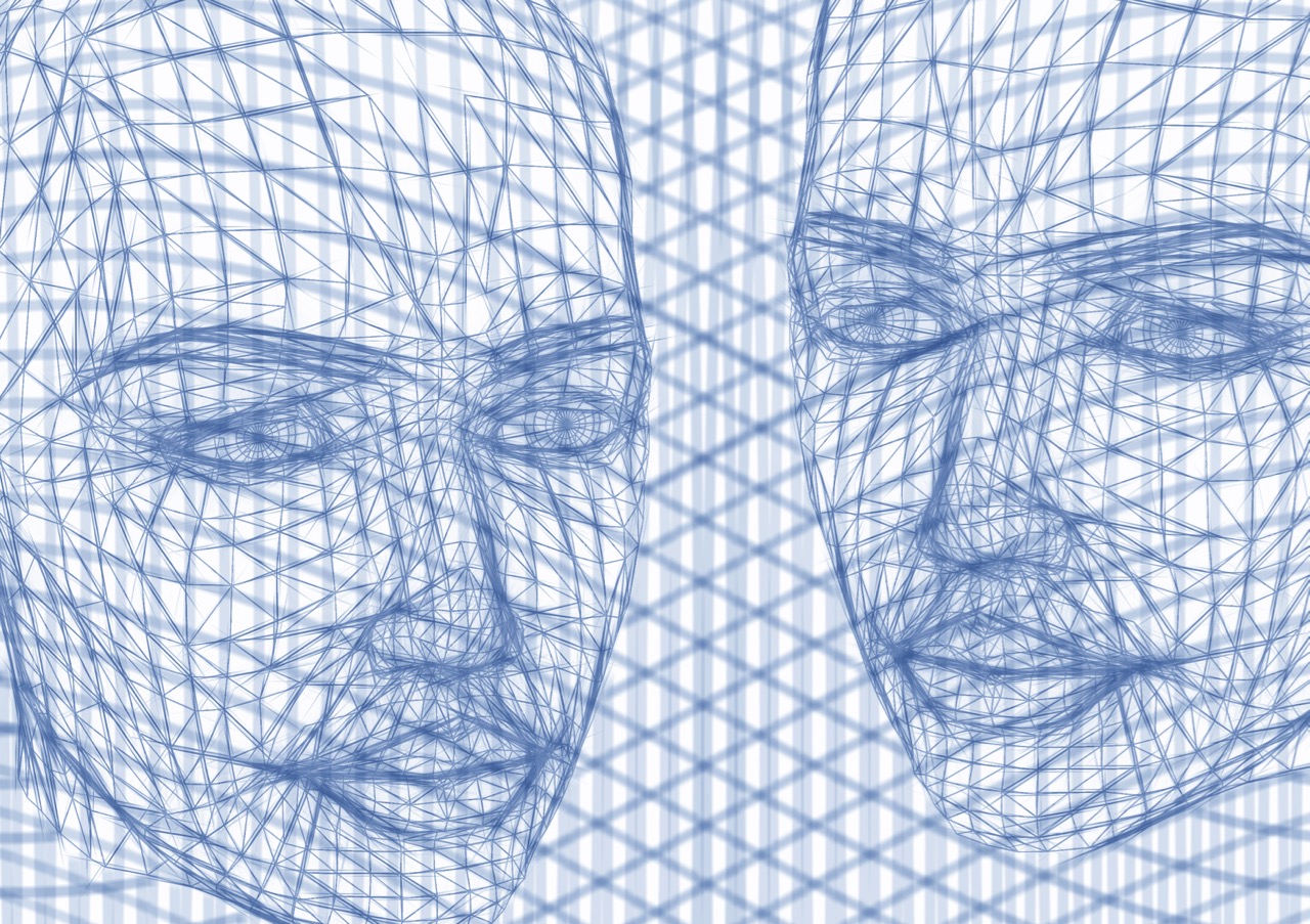 Wireframe heads