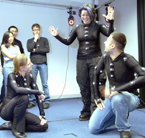 Students in the Augmented Human Interaction Lab.