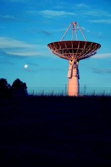 a radio telescope