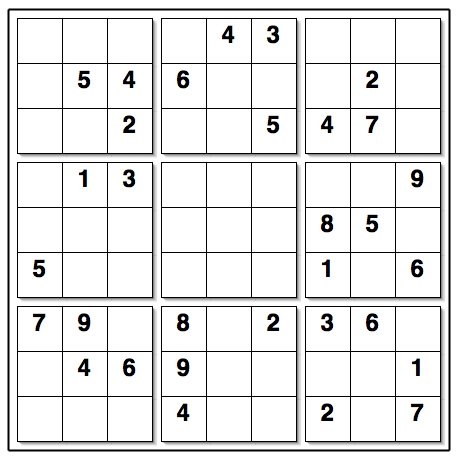 Sudoku Printable Puzzles on For Fun   Cs4fn  The Dcs Qmul Undergraduate Leaflet 2006 Sudoku