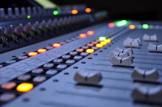 A mixing desk: copyright www.istockphoto.com 8348929