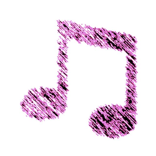 purple musical notes