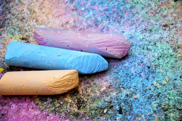 Multicoloured Chalk: copyright www.istockphoto.com 20441872