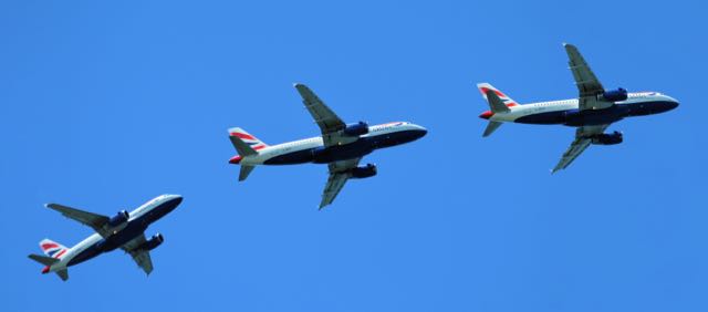 British Airways Plane x 3