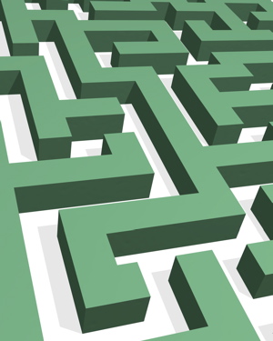 image of a maze