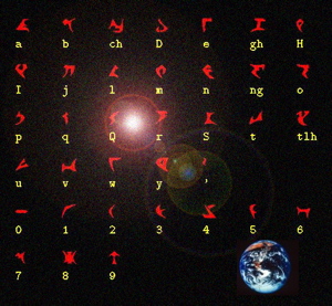 klingon alphabet