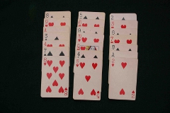 Laying out the cards, step 2