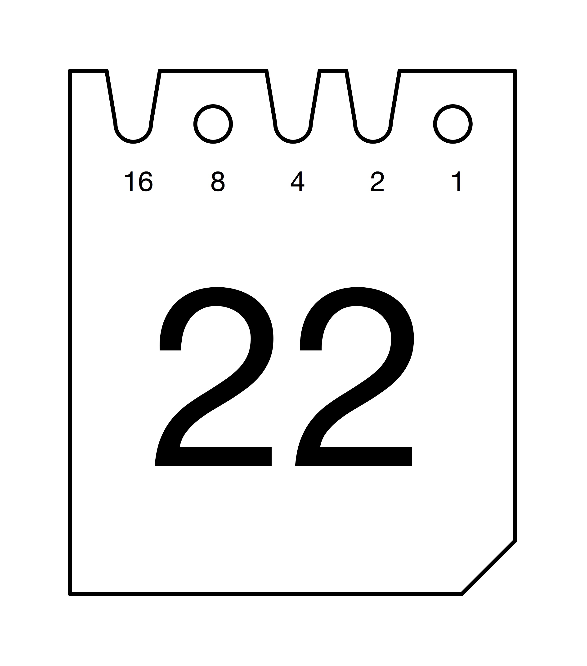 Punch card 22